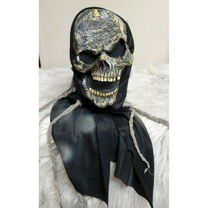 Fun World Easter Unlimited Skull Halloween Mask Costume w/ Hood